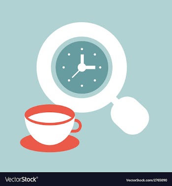 Time for coffee vector image