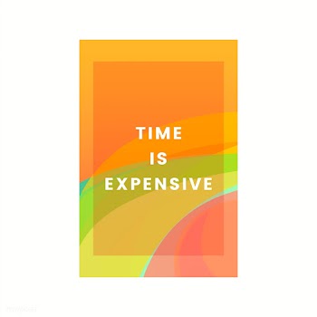 Time is expensive colorful graphic design | Free stock vector - 454270