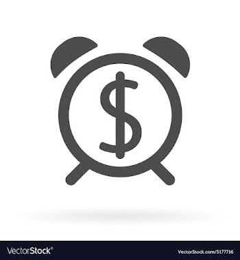 Time is money vector image