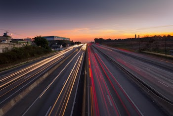 Time Lapse Photo of Highway