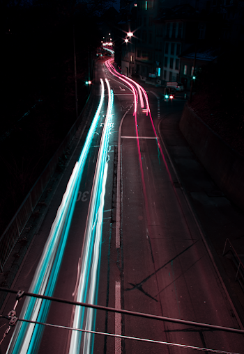 Time-Lapse Photo of Highway