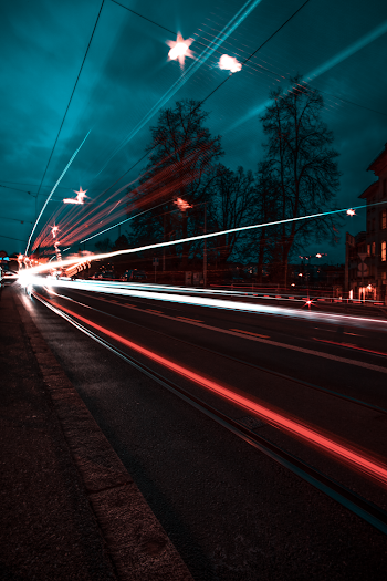 Time-Lapse Photo of Highway