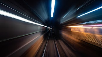 Time Lapse Photo Of Railway