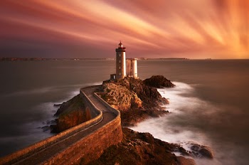 Time Lapse Photo Of White Lighthouse