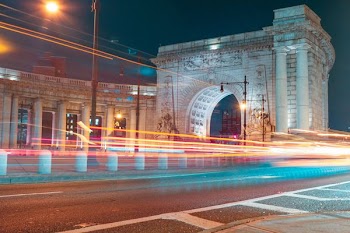 time lapse photography of arc during daytime