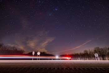 Time-Lapse Photography of Car on Road