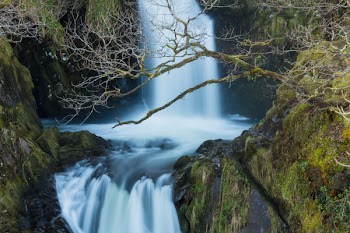 Time Lapse Photography Of Cascade