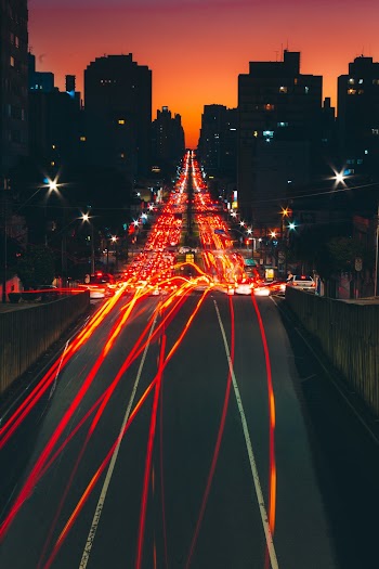 Time Lapse Photography of City Street