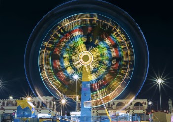 Time Lapse Photography of Ferris Wheel