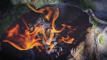 Time Lapse Photography of Flame