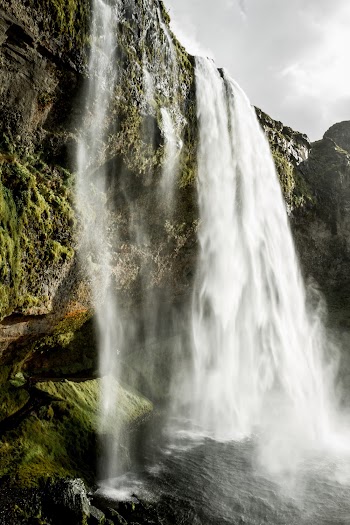 Time-lapse Photography of Flowing Waterfall