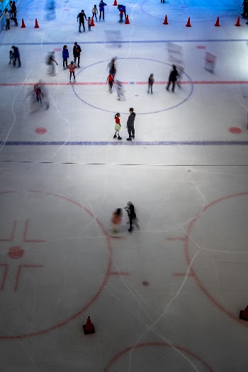 Time-Lapse Photography of People Ice Skating