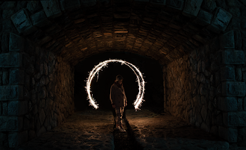 Time-lapse Photography of Person on Tunnel