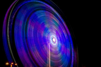 Time Lapse Photography of Purple Light