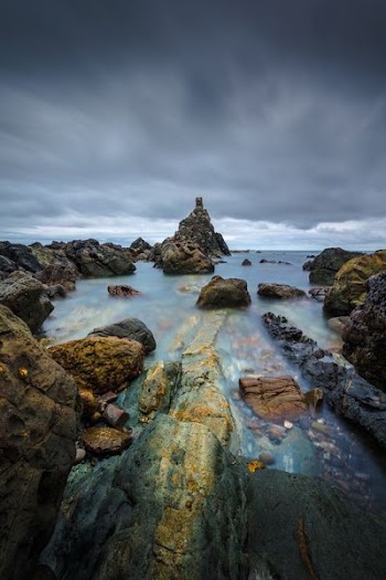 time lapse photography of river