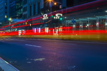 Time-Lapse Photography of Road