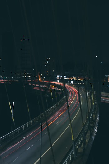Time Lapse Photography of Road during Night Time