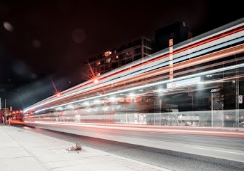 Time-lapse Photography Of Roadway