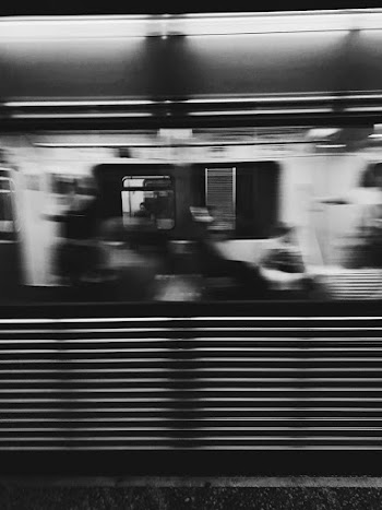 Time-Lapse Photography of Train