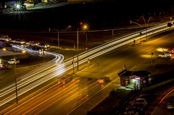 Time Lapse Photography of Vehicle Travelling on Road