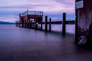 Time-lapsed Photography of Body Water With Red Stall