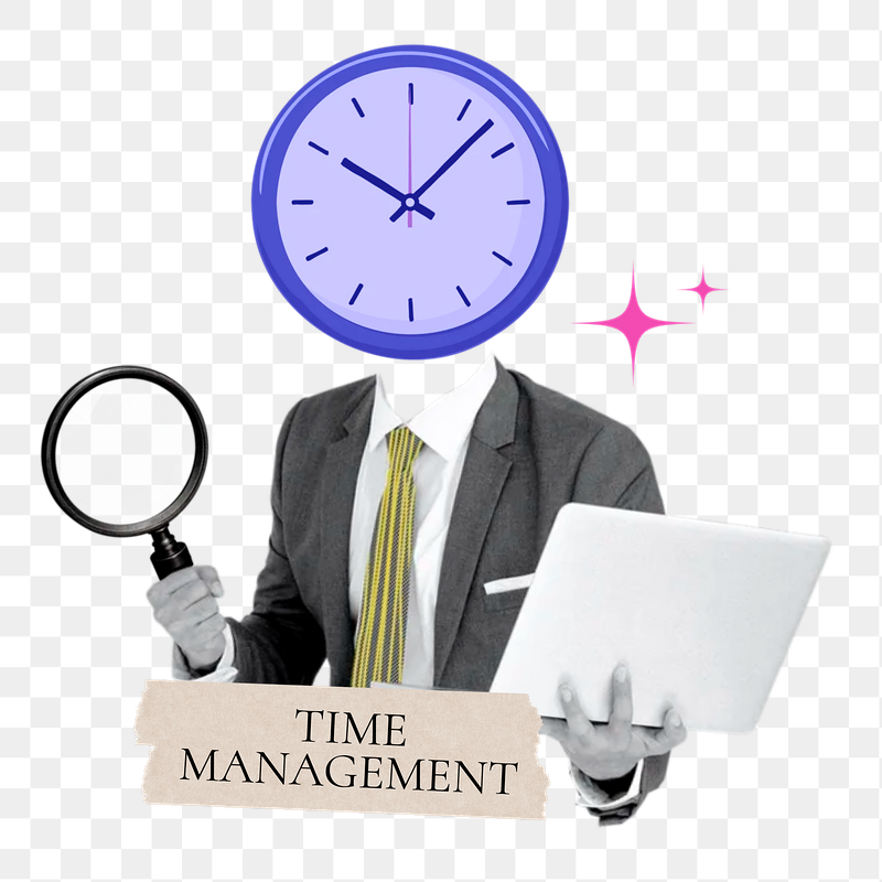 Time management word png sticker, | Free PNG - rawpixel