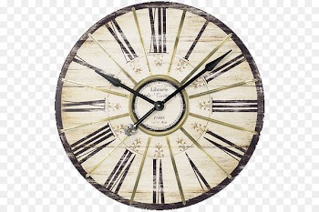 Time Minute Hour Clock face - British clock disc 
