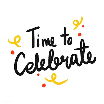 Time to celebrate typography vector | Free stock vector - 472518