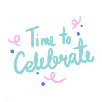 Time to celebrate typography vector | Free stock vector - 472558