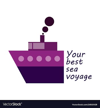 Time to travel concept happy family rides boat on vector image