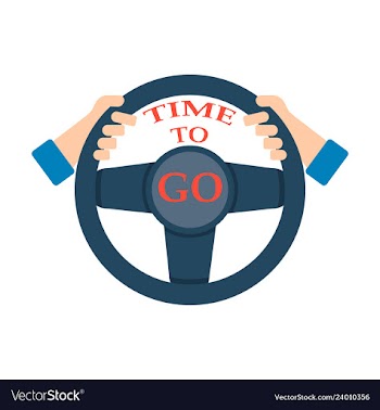 Time to travel concept happy family rides car on vector image