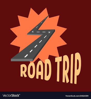 Time to travel concept happy family rides car on vector image