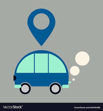 Time to travel concept happy family rides car on vector image
