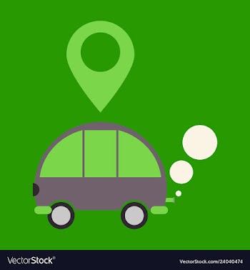 Time to travel concept happy family rides car on vector image