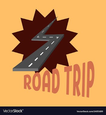 Time to travel concept happy family rides car on vector image