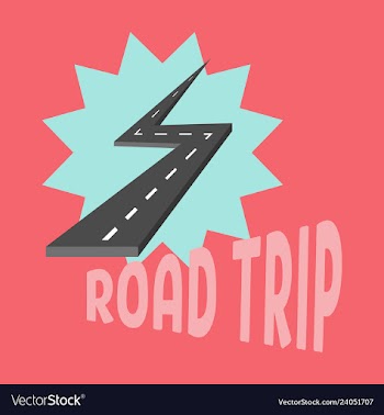 Time to travel concept happy family rides car on vector image