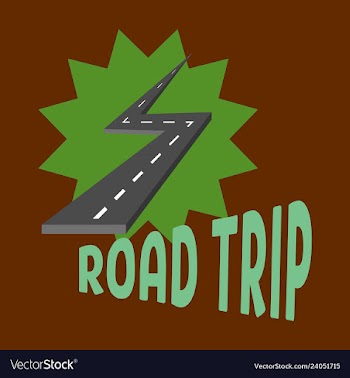 Time to travel concept happy family rides car on vector image