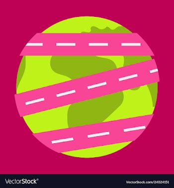 Time to world travel concept happy family rides vector image