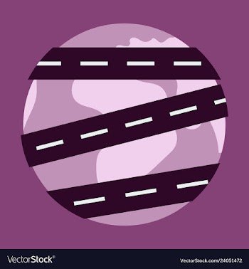 Time to world travel concept happy family rides vector image