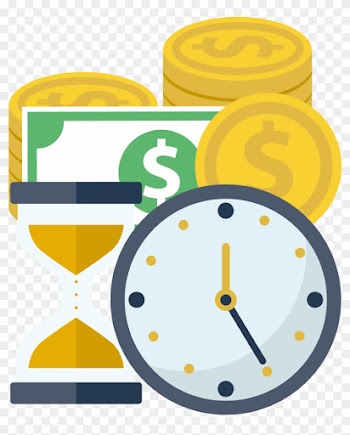 Time Value Of Money Flat Design Finance - Tax Saving Mutual Funds