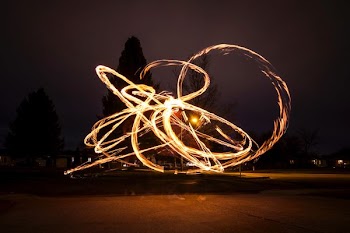 timelapse photograph of fire