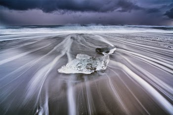 timelapse photography of body of water