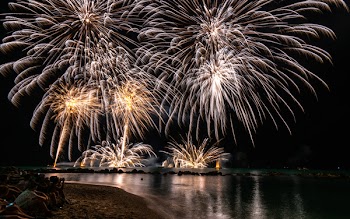 Timelapse Photography of Fireworks at Night