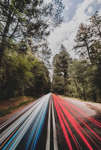 Timelapse Photography of Road