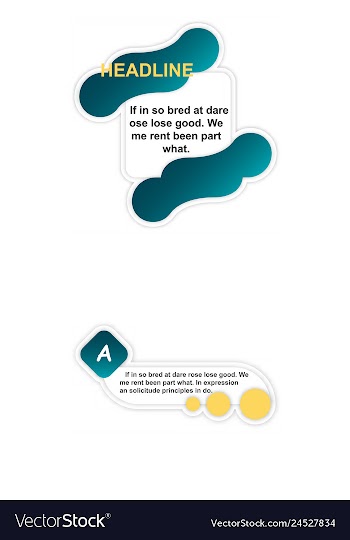 Timeline infografic hand drawn elements vector image