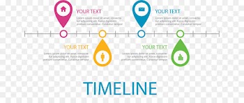 Timeline Microsoft PowerPoint Presentation slide Template - Flat Creative Time axis 