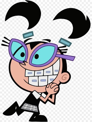 Timmy Turner Tootie The Crimson Chin Cosmo and Wanda Cosma Character - smash transparency and translucency 