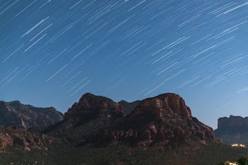 timpelapse photo of grand canyon