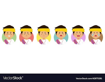 timur leste avatar with various expression