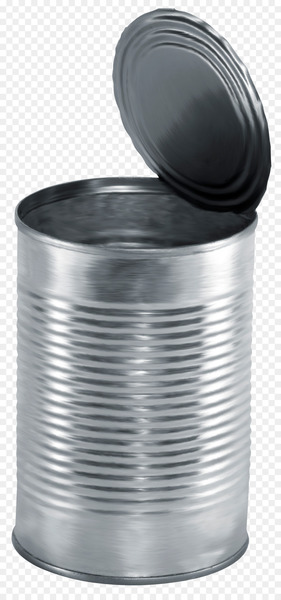 Tin can Canning Beverage can Aluminum can - Silver Trash 